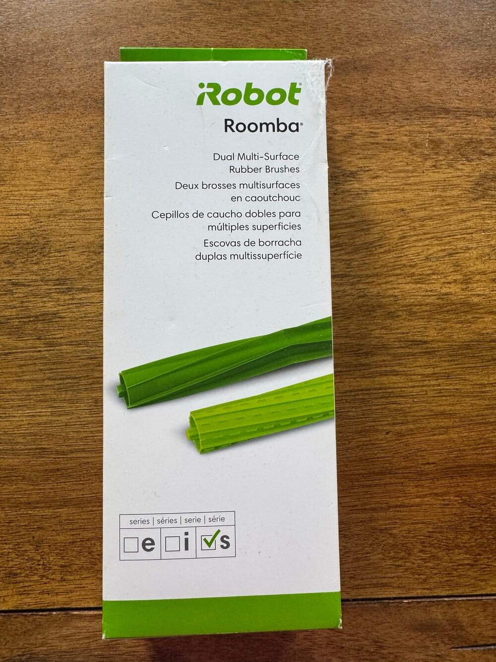 NIB Genuine iRobot Roomba S Series Multi-Surface Rubber Brushes (Retail $40)